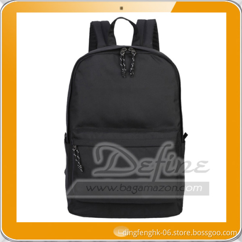 Waterproof Nylon Black Backpack For day trips